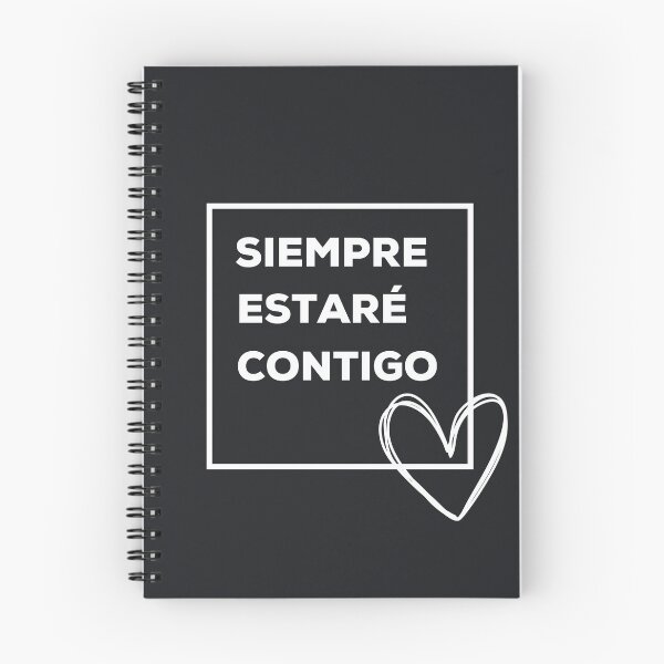Item preview, Siempre Estaré Contigo - Black designed and sold by CushyNest.