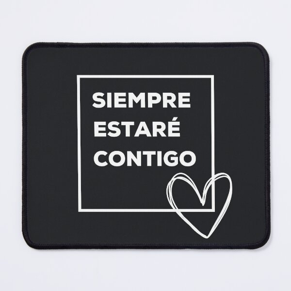 Item preview, Siempre Estaré Contigo - Black designed and sold by CushyNest.