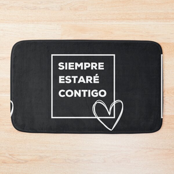 Item preview, Siempre Estaré Contigo - Black designed and sold by CushyNest.