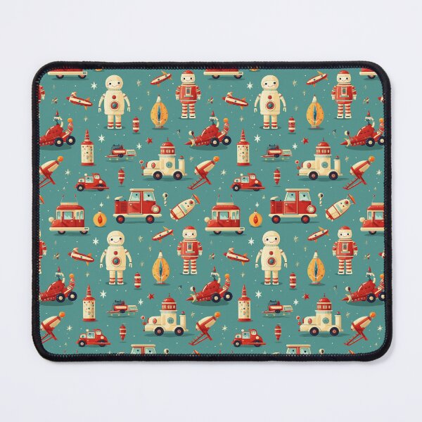 Item preview, vintage Christmas toys pattern #2 designed and sold by darkartsflowers.
