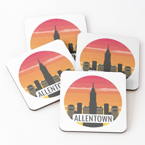 Item preview, Allentown, Pennsylvania | Spectacular sunset from the city's buildings designed and sold by CircinusStore.