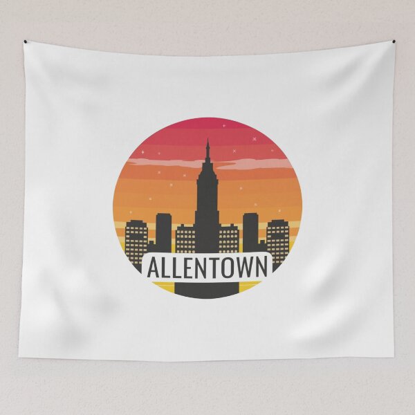 Item preview, Allentown, Pennsylvania | Spectacular sunset from the city's buildings designed and sold by CircinusStore.