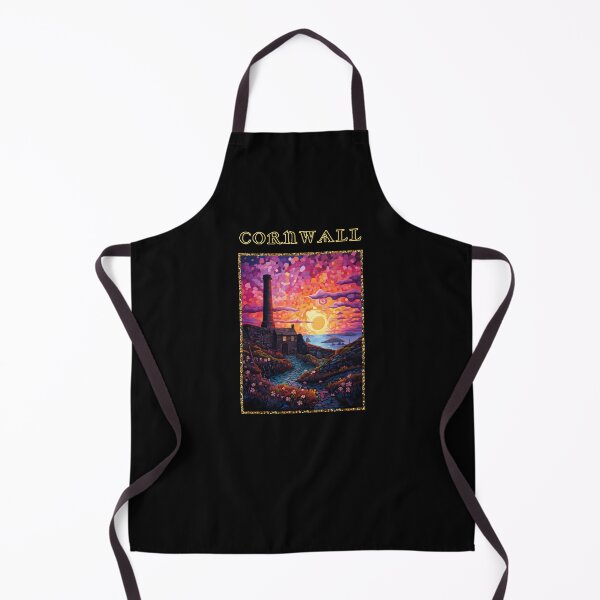 Item preview, Cornwall psychedelic sunset scene designed and sold by diddlysquid.