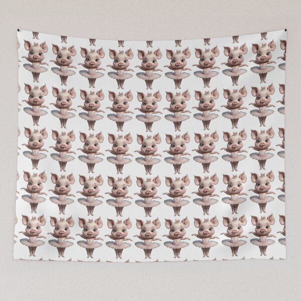 Item preview, Baby pig ballerina  designed and sold by Awesome Things.