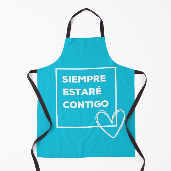 Item preview, Siempre Estaré Contigo - Aqua Blue designed and sold by CushyNest.