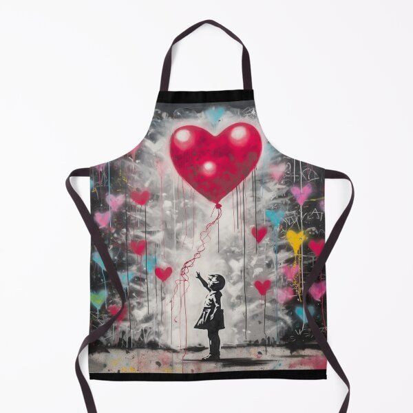 Item preview, Heartfelt Ascension – Urban Love Graffiti Art Print designed and sold by SmartDesignByBB.