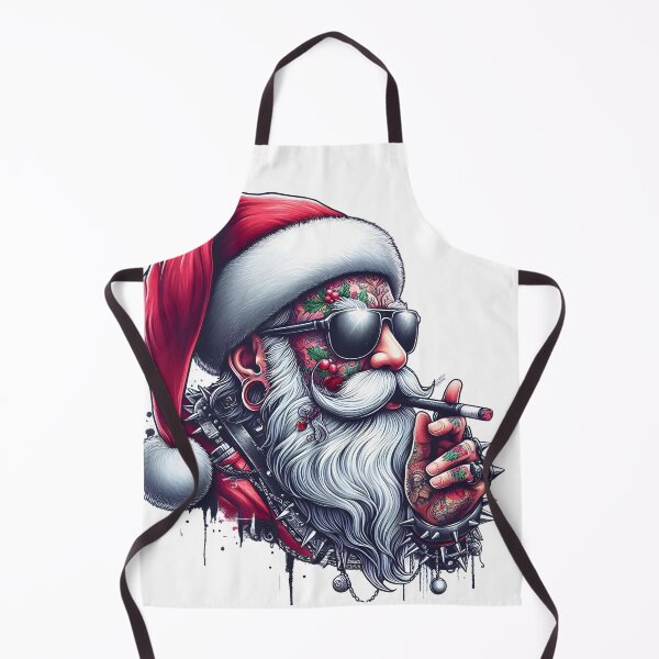 Item preview, Festive Vibes: Cyberpunk Santa PNG for Xmas T-Shirt, Santa's PNG, Sublimation Logo, DTG, Steampunk Clip Art designed and sold by elisabade.