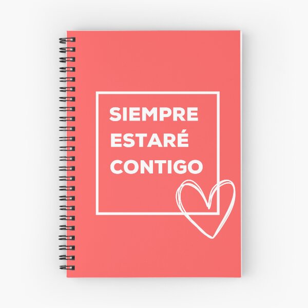 Item preview, Siempre Estaré Contigo - Coral Red designed and sold by CushyNest.