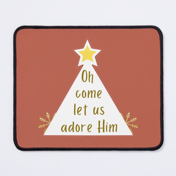 Item preview, Oh Come Let Us Adore Him - Religious Christmas Nativity Jesus designed and sold by ViewerEqualsPhoton.