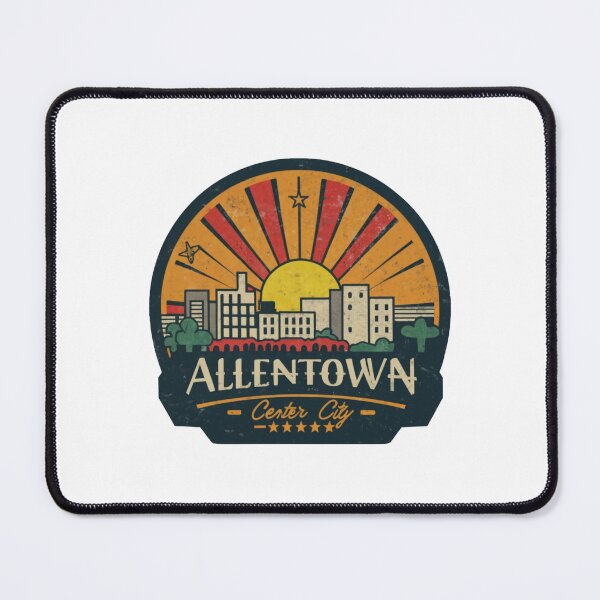 Item preview, Allentown, Pennsylvania | Vintage Sunset buildings designed and sold by CircinusStore.