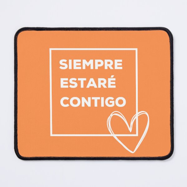 Item preview, Siempre Estaré Contigo - Orange designed and sold by CushyNest.