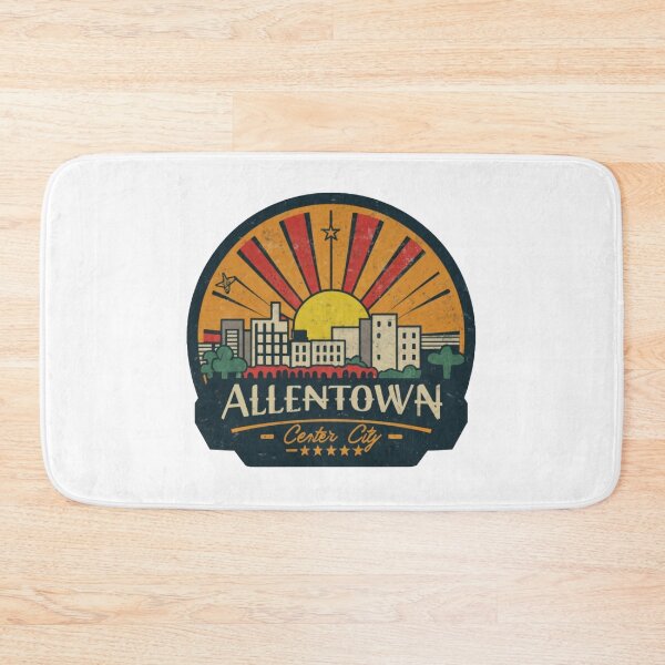 Item preview, Allentown, Pennsylvania | Vintage Sunset buildings designed and sold by CircinusStore.