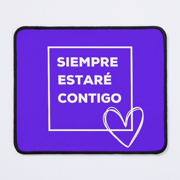 Item preview, Siempre Estaré Contigo - Violet designed and sold by CushyNest.