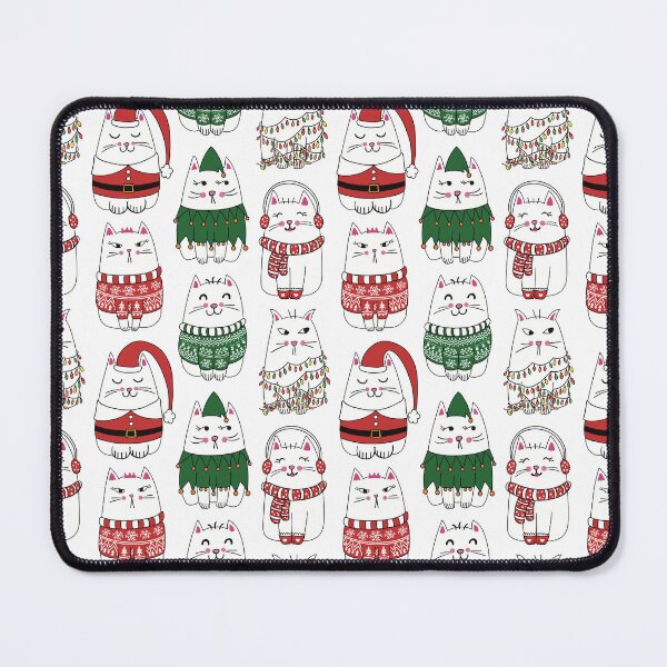 Item preview, Funny Xmas Cat Seamless Pattern  designed and sold by JinJinYoon.