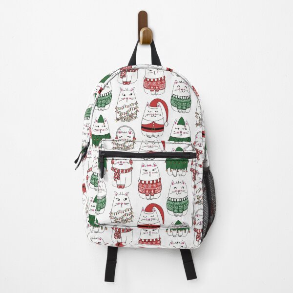 Item preview, Funny Xmas Cat Seamless Pattern  designed and sold by JinJinYoon.