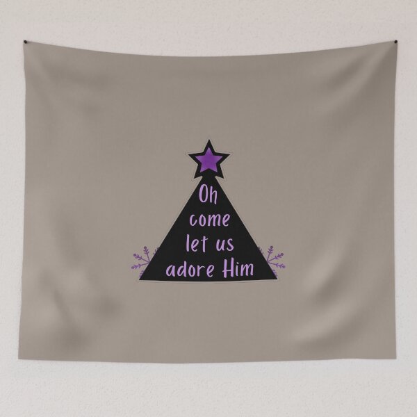 Item preview, Oh Come Let Us Adore Him - Religious Christmas Nativity Jesus designed and sold by ViewerEqualsPhoton.