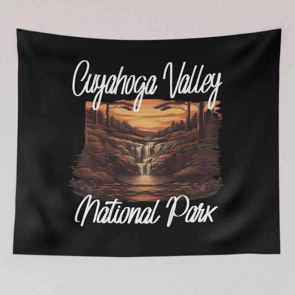 Item preview, Cuyahoga Valley National Park Ohio Vintage sunset cvnp designed and sold by Smix Pixels.