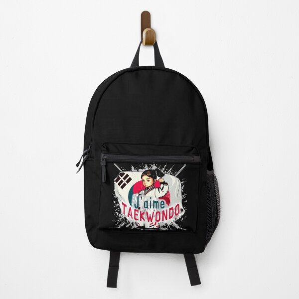 Item preview, Taekwondo girl with quote "J AimeTaekwondo" designed and sold by NSH Web.