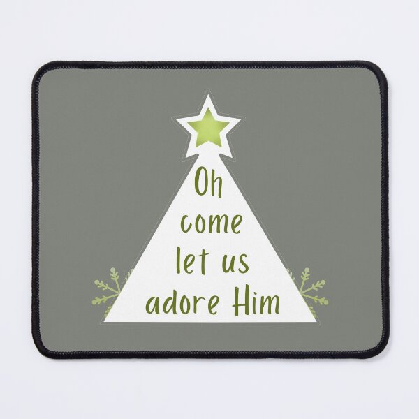 Item preview, Oh Come Let Us Adore Him - Religious Christmas Nativity Jesus designed and sold by ViewerEqualsPhoton.