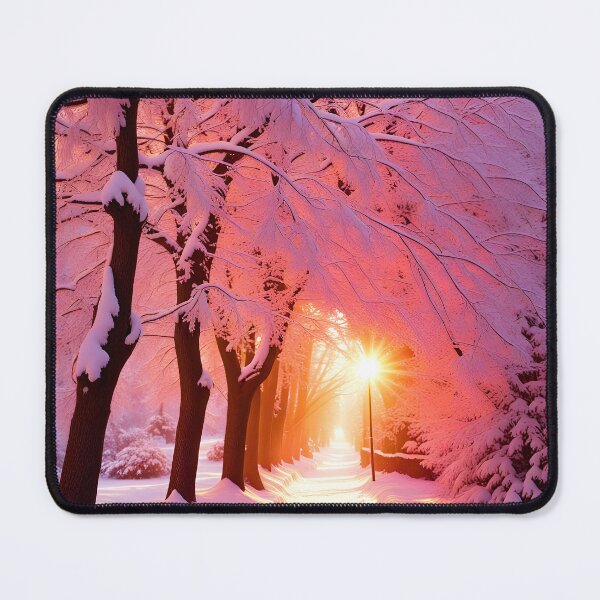 Item preview, Hush II, A Pink And Lavender Winter Scenery designed and sold by Glimmersmith.