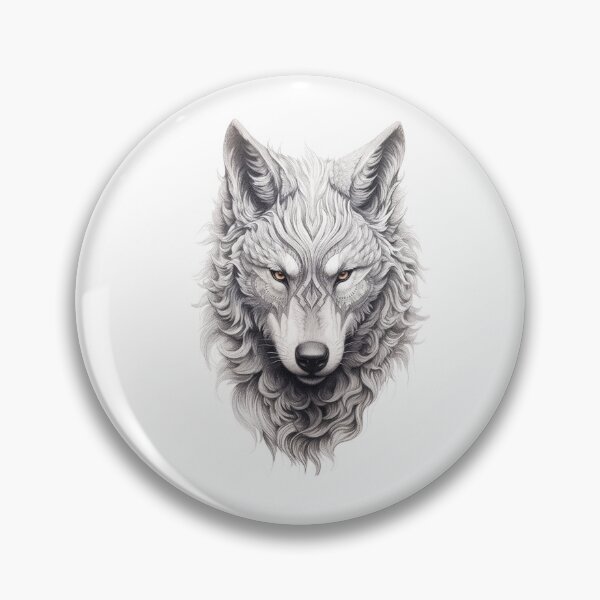 Item preview, Fire & Ice: Dual Nature Wolf designed and sold by existentangst.