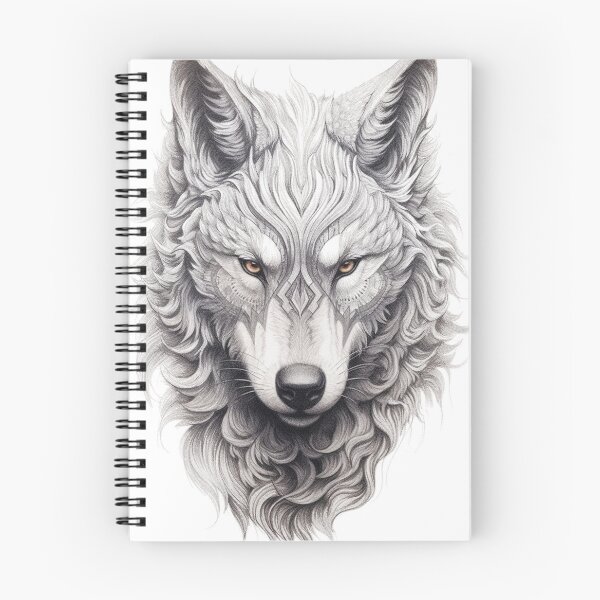Item preview, Fire & Ice: Dual Nature Wolf designed and sold by existentangst.