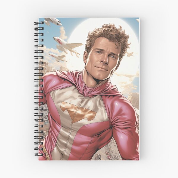 Item preview, Skybound Sentinel - Pink Guardian of the City Art Print designed and sold by SmartDesignByBB.