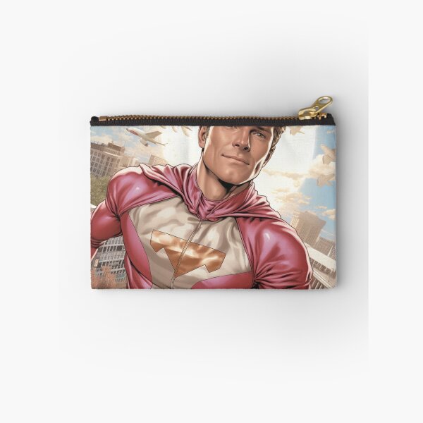 Item preview, Skybound Sentinel - Pink Guardian of the City Art Print designed and sold by SmartDesignByBB.