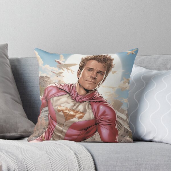 Item preview, Skybound Sentinel - Pink Guardian of the City Art Print designed and sold by SmartDesignByBB.