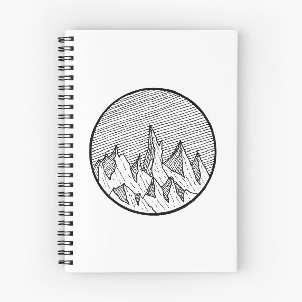 Aperçu de l'œuvre Sharp mountains créée et vendue par johandoodles.