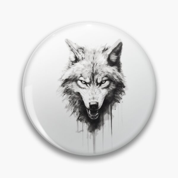 Artikelvorschau, Künstlerisches Heulen: Abstrakter Wolf entworfen und verkauft von existentangst.