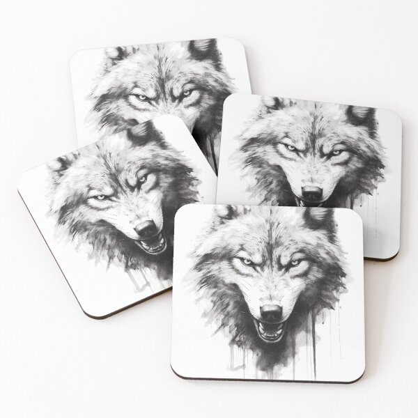Item preview, Artistic Howl: Abstract Wolf designed and sold by existentangst.