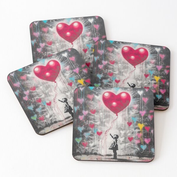Item preview, Heartfelt Ascension – Urban Love Graffiti Art Print designed and sold by SmartDesignByBB.