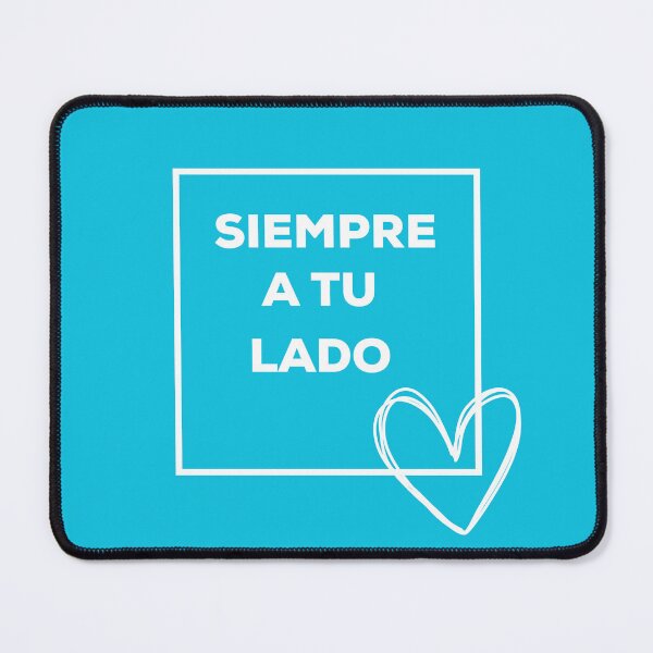 Item preview, Siempre A Tu Lado - Aqua Blue designed and sold by CushyNest.