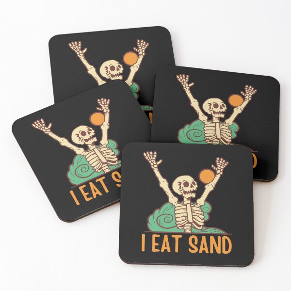 Item preview, I Eat Sand Funny Design With a Skull designed and sold by MG-MagicGallery.