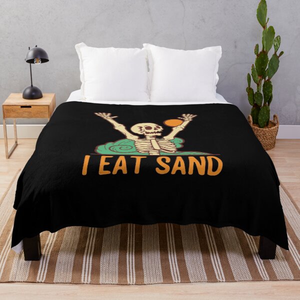 Item preview, I Eat Sand Funny Design With a Skull designed and sold by MG-MagicGallery.