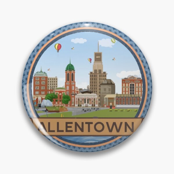 Item preview, Allentown, Pennsylvania | A beautiful day in the city  designed and sold by CircinusStore.