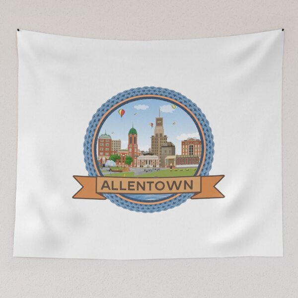 Item preview, Allentown, Pennsylvania | A beautiful day in the city  designed and sold by CircinusStore.