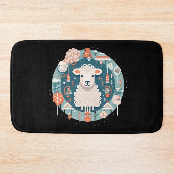 Item preview, Sheep in Ornament, Love Sheeps designed and sold by Logiamerch.