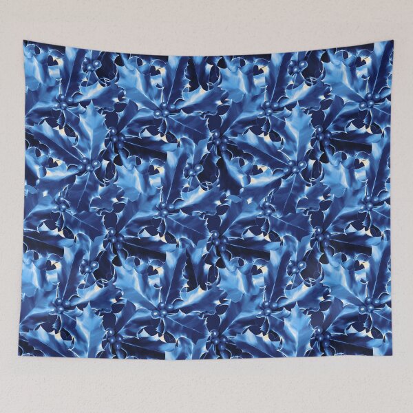 Item preview, Blue leaves designed and sold by Natalia Ruzhyna.