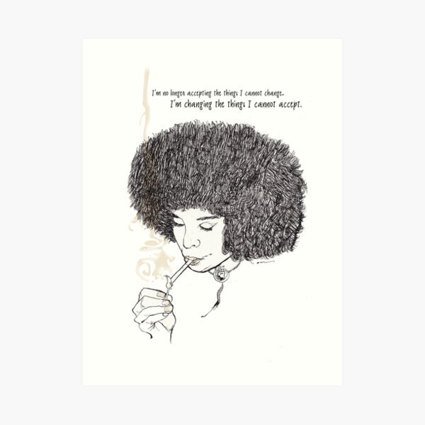 Angela Davis Art Print