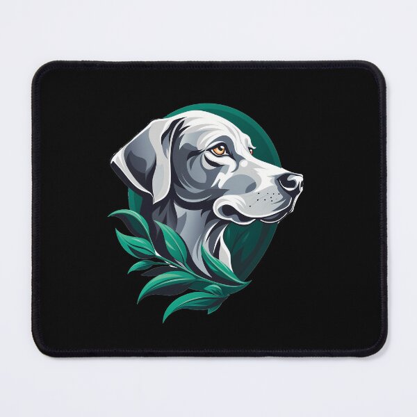 Item preview, Silver Labrador Retriever Dog Breed Logo Style Artwork designed and sold by NBSStore.