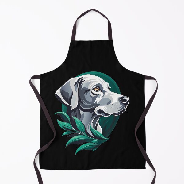 Item preview, Silver Labrador Retriever Dog Breed Logo Style Artwork  designed and sold by NBSStore.