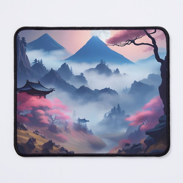 Item preview, Full moon rising behind a mountain designed and sold by EminenceCrafts.