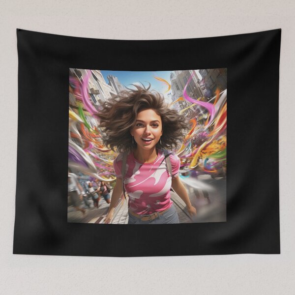 Item preview, Vivacious Verve – Spirited City Life Art Print designed and sold by SmartDesignByBB.