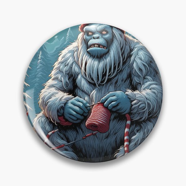 Item preview, Knitting yeti  designed and sold by Bouncingbumble.