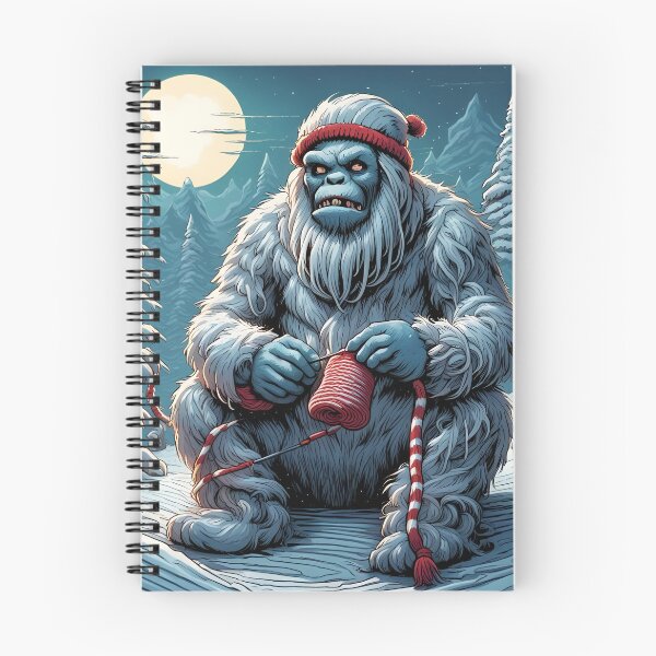 Item preview, Knitting yeti  designed and sold by Bouncingbumble.