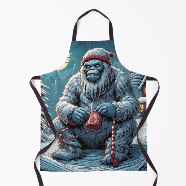Item preview, Knitting yeti designed and sold by Bouncingbumble.