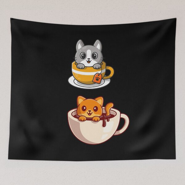 Item preview, boba cat designed and sold by itswallcraft.