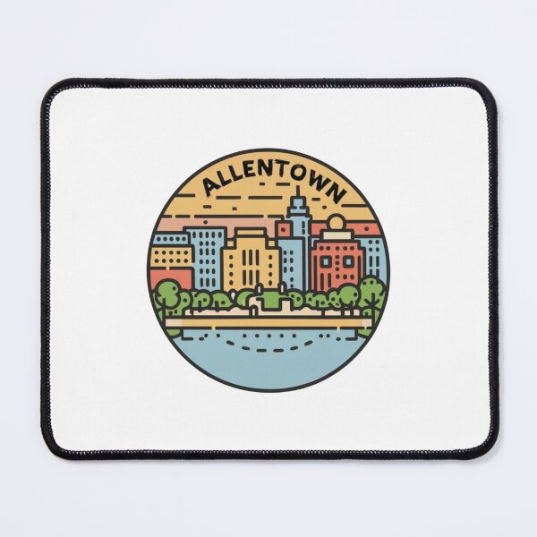 Item preview, Allentown, Pennsylvania | Pixel Art of the city designed and sold by CircinusStore.